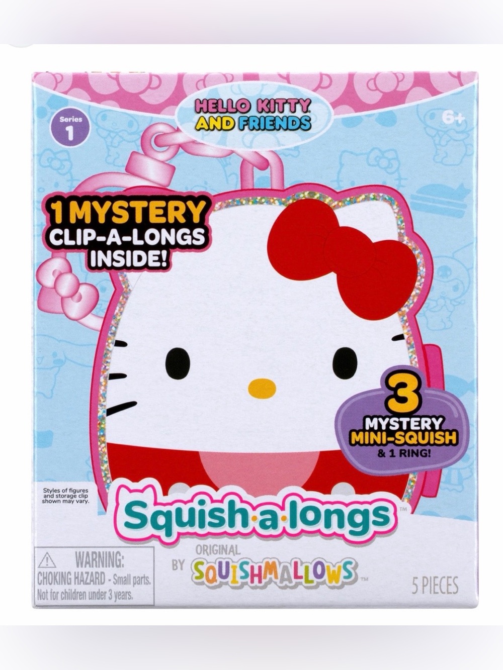 Squish-a-longs Hello Kitty and Friends mystery pack
